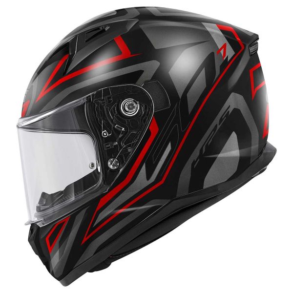 Givi 50.7 Proton Matt Titanium Red