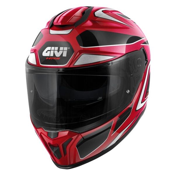Integral Givi 55.1 Zephir Burdeos Negro Plata Rojo