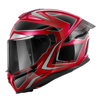 Givi 55.1 Zephir Burdeos Negro Plata Rojo