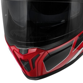 Givi 55.1 Zephir Burdeos Negro Plata Rojo