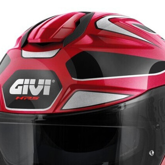 Givi 55.1 Zephir Burdeos Negro Plata Rojo