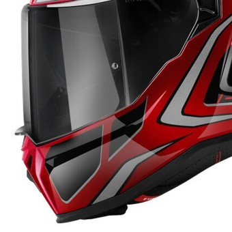 Givi 55.1 Zephir Burdeos Negro Plata Rojo