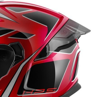Givi 55.1 Zephir Burdeos Negro Plata Rojo