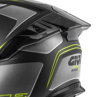 Givi 55.1 Zephir Matt Black Silver Titanium Fluo Yellow