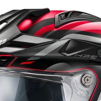 Givi 80.1 Fiber Apex Black Titanium Red