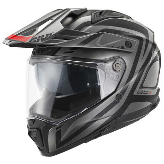 Integral Givi 80.1 Fiber Apex Matt Black Titanium Red