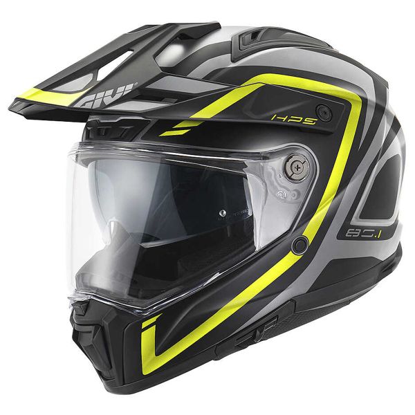 Integral Givi 80.1 Fiber Apex Matt Grey Black Yellow