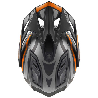 Givi 80.1 Fiber Apex Matt Titanium Black Orange