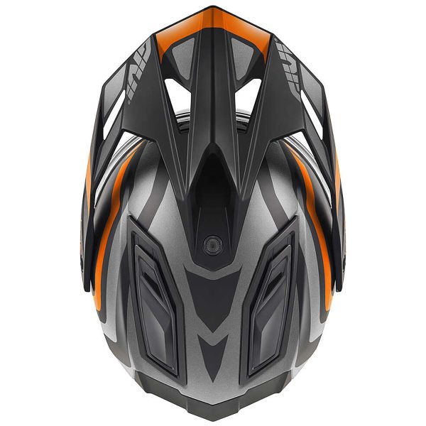 Givi 80.1 Fiber Apex Matt Titanium Black Orange
