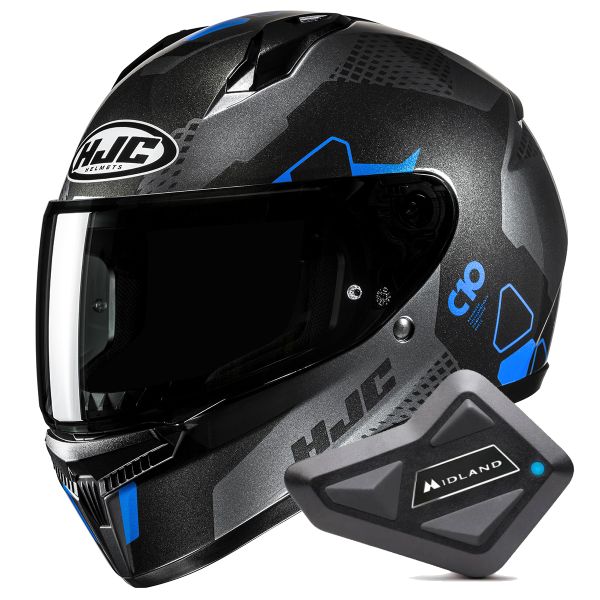 Integral HJC C10 Aspa MC2 + Kit Bluetooth BT Mini Integral HJC C10 Aspa MC2 + Kit Bluetooth BT Mini