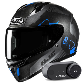 Integral HJC C10 Aspa MC2 + Kit Bluetooth Lokui K30