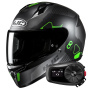 Casque Integral HJC C10 Aspa MC4SF + Kit Bluetooth 5S