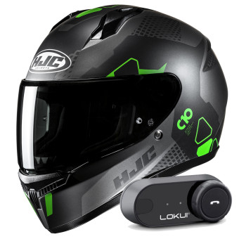 Integral HJC C10 Aspa MC4SF + Kit Bluetooth Lokui K30