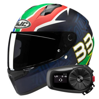 Integral HJC C10 Brad Binder 33 + Kit Bluetooth 5S Solo
