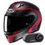 Casque Integral HJC C10 Elie MC1SF + Kit Bluetooth Lokui K30