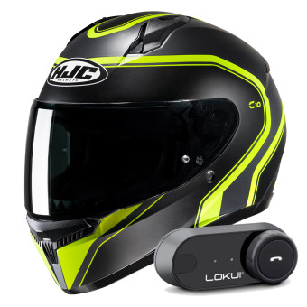 Integral HJC C10 Elie MC3HSF + Kit Bluetooth Lokui K30