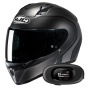 Casque Integral HJC C10 Elie MC5SF + Kit bluetooth 5R Lite