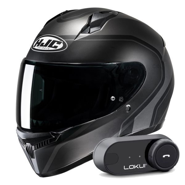 Integral HJC C10 Elie MC5SF + Kit Bluetooth Lokui K30 Integral HJC C10 Elie MC5SF + Kit Bluetooth Lokui K30