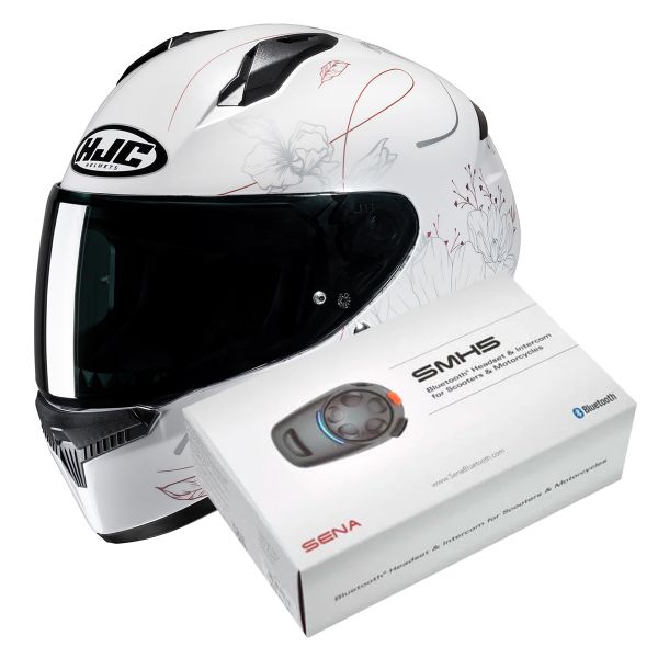 Integral HJC C10 Epik MC8 + Kit Bluetooth SMH5 Solo Integral HJC C10 Epik MC8 + Kit Bluetooth SMH5 Solo