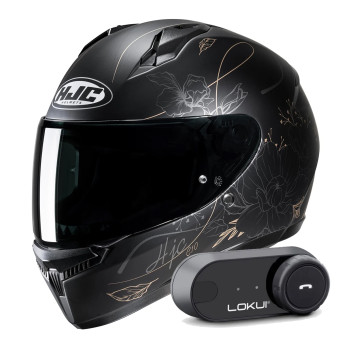 Integral HJC C10 Epik MC9SF + Kit Bluetooth Lokui K30
