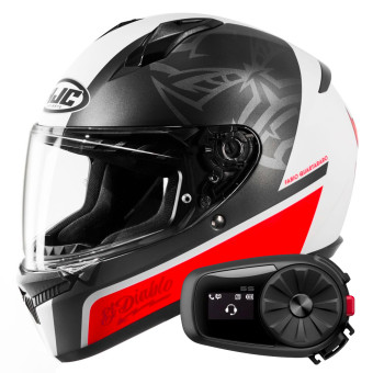 Integral HJC C10 FQ20 Fabio Quartararo + Kit Bluetooth 5S Solo