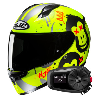Integral HJC C10 Geti MC3HSF + Kit Bluetooth 5S Solo