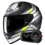 Casque Integral HJC C10 Hiper MC3HSF + Kit Bluetooth 5S Solo