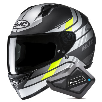 Integral HJC C10 Hiper MC3HSF + Kit Bluetooth BT Mini