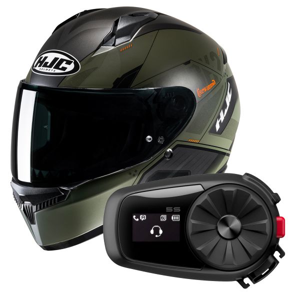 Integral HJC C10 Inka MC7SF + Kit Bluetooth 5S