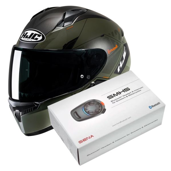 Integral HJC C10 Inka MC7SF + Kit Bluetooth SMH5 Solo