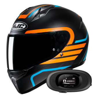 Integral HJC C10 Lito MC27SF + Kit bluetooth 5R Lite