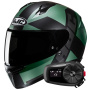 Casque Integral HJC C10 Tez MC4SF + Kit Bluetooth 5S Solo