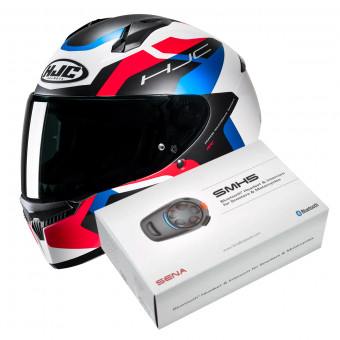 Integral HJC C10 Tins MC21SF + Kit Bluetooth SMH5 Solo