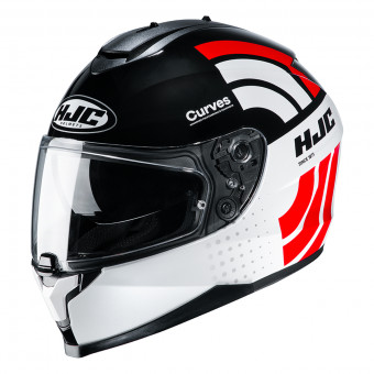 HJC C70 Curves MC1 + Kit bluetooth 5R Lite