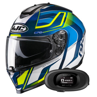 Integral HJC C70 Lantic MC3H + Kit bluetooth 5R Lite