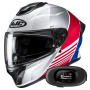 Casque Integral HJC C71 Morix MC21 + Kit bluetooth 5R Lite Solo