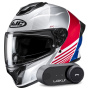 Casque Integral HJC C71 Morix MC21 + Kit Bluetooth Lokui K30
