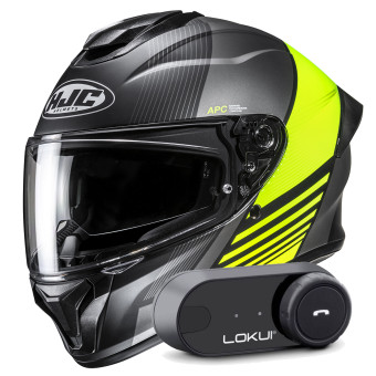 Casque Integral HJC C71 Morix MC3HSF + Kit Bluetooth Lokui K30 Casque Integral HJC C71 Morix MC3HSF + Kit Bluetooth Lokui K30