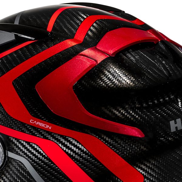 HJC F71 Carbon Nevio MC1 + Kit Bluetooth Smart 21B Flat Black