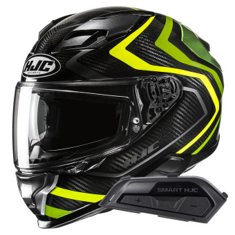 Integral HJC F71 Carbon Nevio MC3H + Kit Bluetooth Smart 21B Flat Black