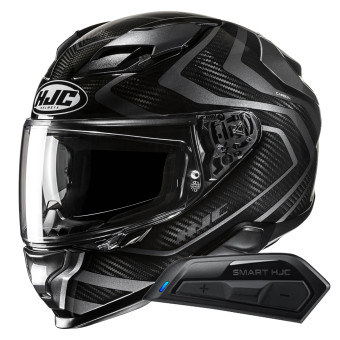 Integral HJC F71 Carbon Nevio MC5 + Kit Bluetooth Smart 11B
