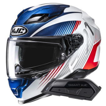 Integral HJC F71 Catos MC21 + Kit Bluetooth Smart 21B Flat Black