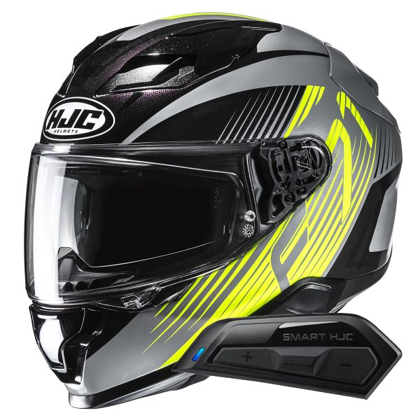 Integral HJC F71 Catos MC3H + Kit Bluetooth Smart 11B