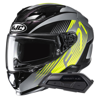 Integral HJC F71 Catos MC3H + Kit Bluetooth Smart 21B Flat Black