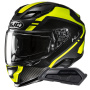 Casque Integral HJC F71 Tozz MC3H + Kit Bluetooth Smart 21B Flat Black