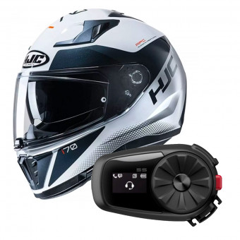 Integral HJC I70 Tas MC10 + Kit Bluetooth Sena 5S Solo