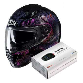 Integral HJC i70 Varok MC8 + Kit Bluetooth Sena SMH5 Solo