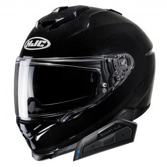 Integral HJC i71 Metal Black + Kit Bluetooth Smart 21B