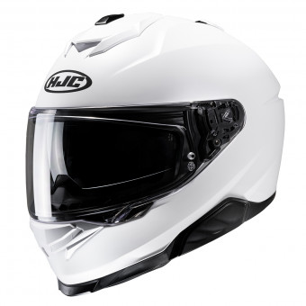 HJC i71 Semi Flat Pearl White + Kit Bluetooth Smart 11B