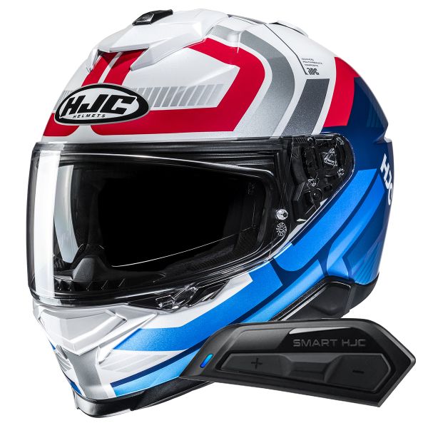 Integral HJC i71 Viz MC21 + Kit Bluetooth Smart 11B